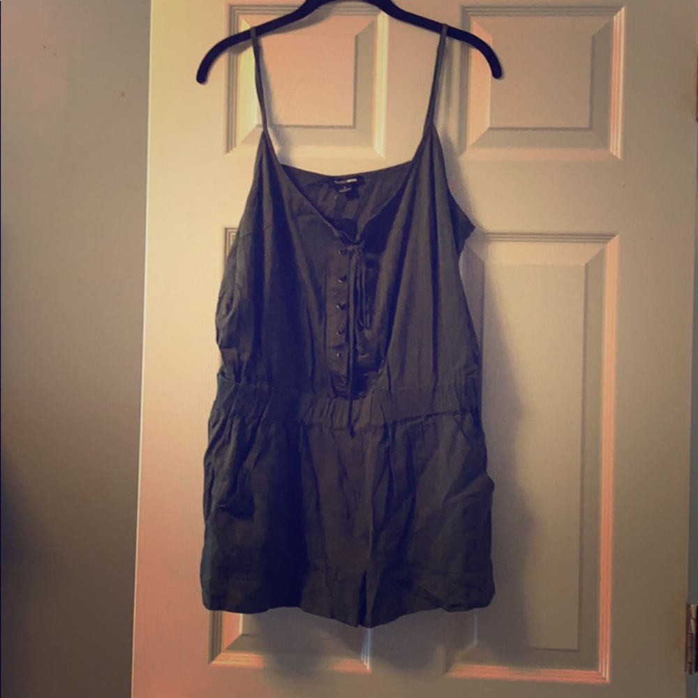 NWT Fashion Nova Olive Romper